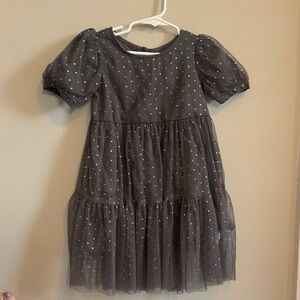 Baby Gap Girls Sparkle Dot Tiered Party Dress size 4